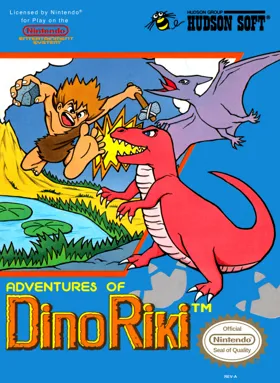 Adventures of Dino Riki (USA) box cover front